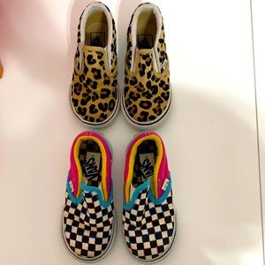 Two pair of vans